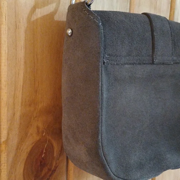 Vintage Smartaire Miss America Suede Purse - Picture 6 of 11